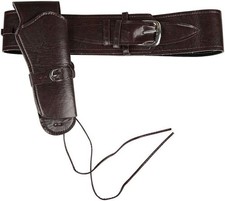 Brown cowboy gun holster - brown,