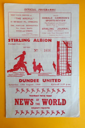 1960 stirling albion v - 1960/61,