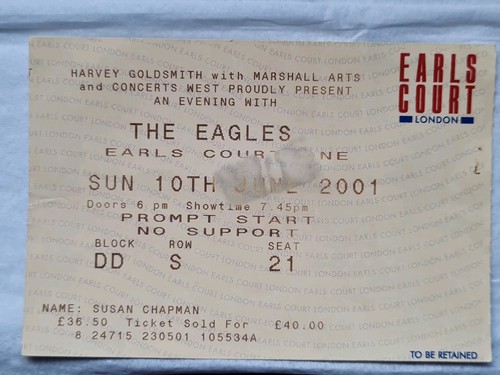 The eagles ticket - the,