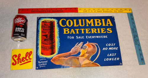 Vintage columbia dry cell - columbia,