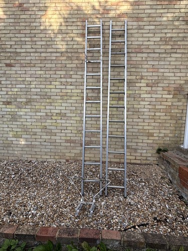 Aluminium extension ladders - aluminium,