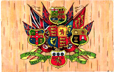 Many Countries But One Empire Vintage Canadian Postcard