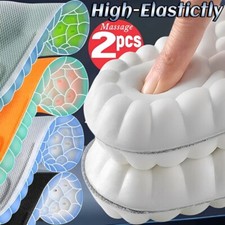 5D Memory Foam Insoles Inner Sole Insert Air Cushion Heel Foot Shoe Pads Unisex