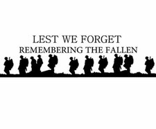 Lest we forget war rememberence airbrush paint spray stencil mylar