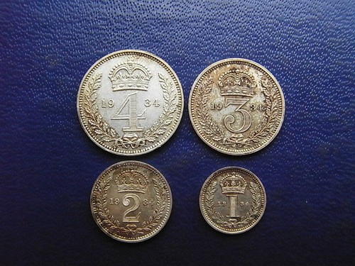 George 1934 maundy set - george,