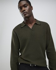 River Island Mens Jumper Khaki