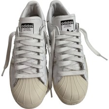 Adidas Human Made White Trainers UK 5 Logo Design Gears For Futuristic Teenagers