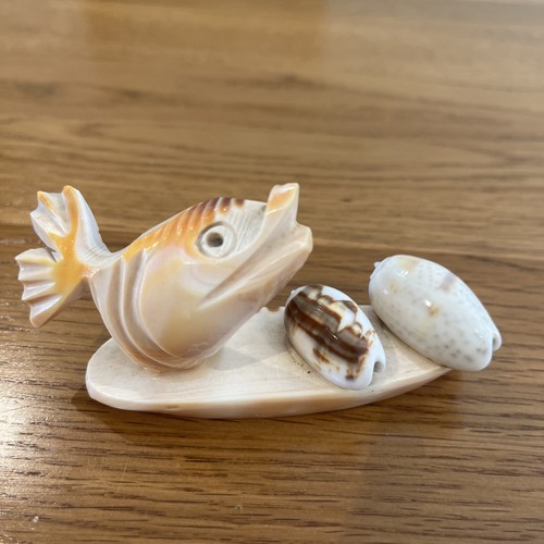 Vintage shellwork fish - vintage,