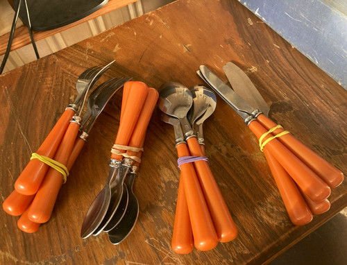 16pc stainless steel cutlery - stainless,