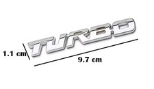 Turbo 3D Metal Badge Emblem