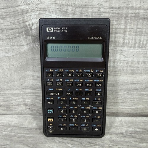 1987 hewlett packard 20s - packard, hp-20s