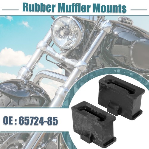 2pcs motorcycle rubber muffler - 2pcs,