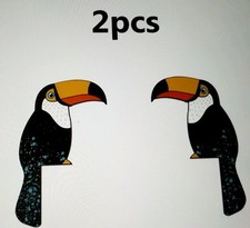 2 TOUCANS novelty Fun WOOD