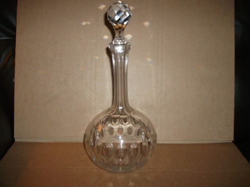 Vintage long neck cut glass - vintage,