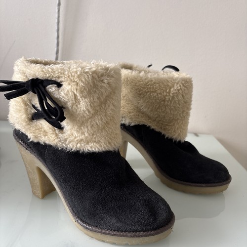 Faith black suede faux - faith, fur