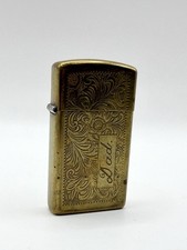 Zippo Slim Brass Lighter