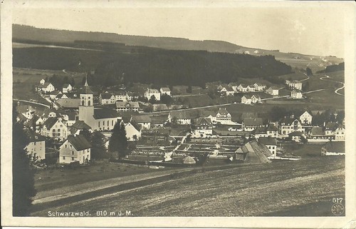 Postcard lenzkirch black - postcard,