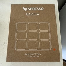 Nespresso Barista Ice Cube Tray Orange Silicone, New never opened