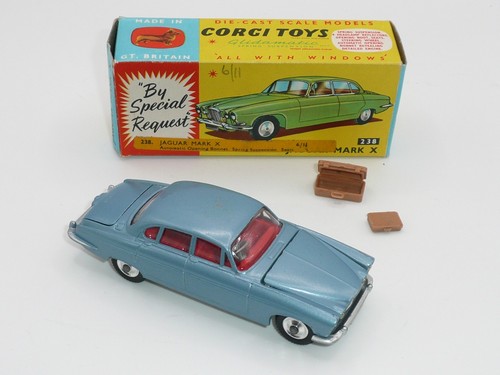 Corgi 238 jaguar mark gun - corgi,