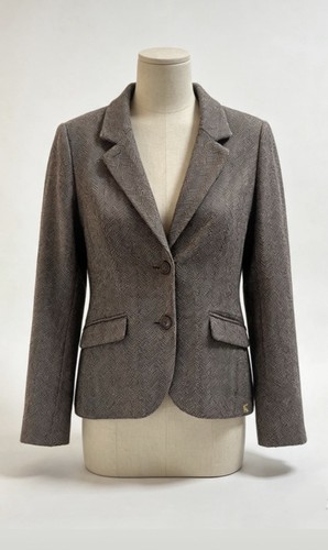 Vintage old label brown joules - label,