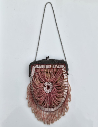 Antique 1920s art deco beaded - art,