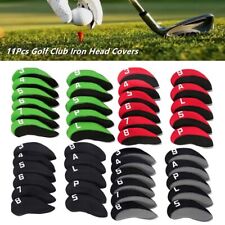 11Pcs Golf Iron Headcover