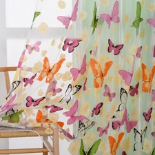 Sheer Butterfly Curtains