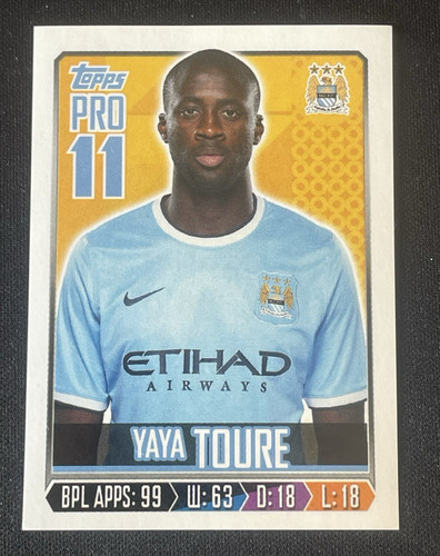 Topps premier league - league, yaya