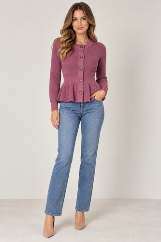 Hawthorn mauve lilac peplum - 41,