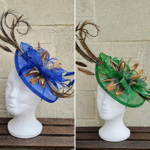 Pheasant feather fascinator