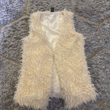 Vero Moda Cream Mongolian Faux