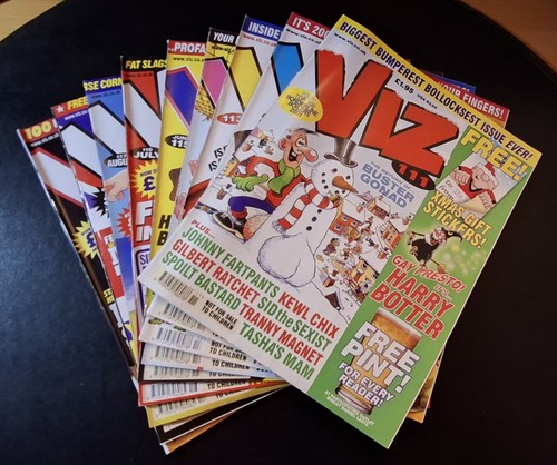 Viz comic magazine issues - viz,