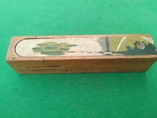 VTG Wooden Compartmental Pencil Art Case