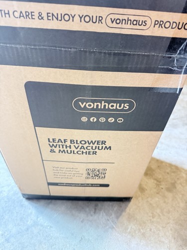 Vonhaus leaf blower and vacuum - and,