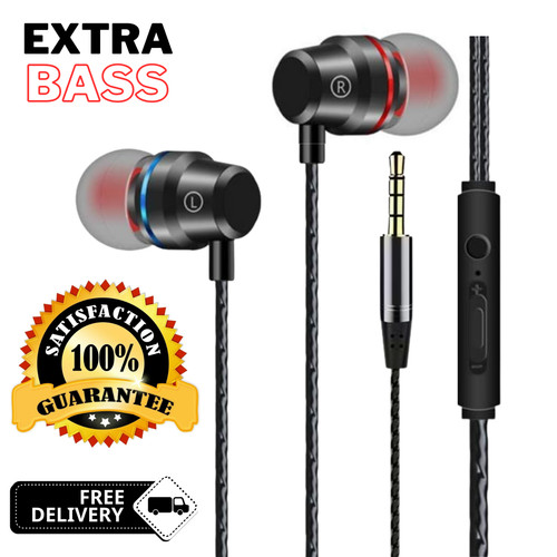Wired earbuds noise cancelling - wired,