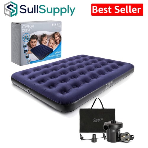Queen size inflatable airbed - size,
