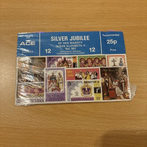Ace stamp packet - packet, silver