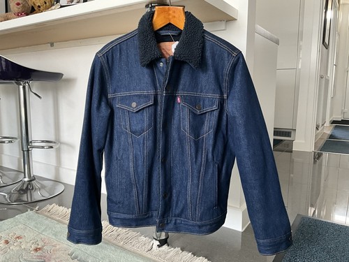 Levi sherpa blue denim - sherpa,