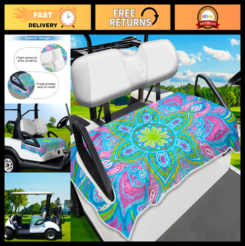 Golf cart seat covers - seat, ethnic