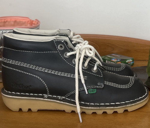 Kickers leather chukka boots - leather,