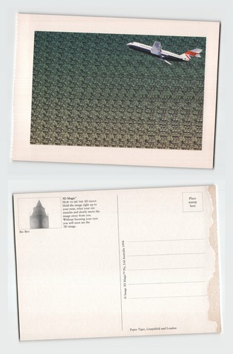 Postcard 1994 3d magic - -,