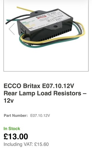 Ecco britax e07 12v - britax, e07.10.12v