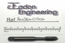 1/4" x 28TPI UNF (Unified National Fine) Spiral Point Machine Tap, HSS.