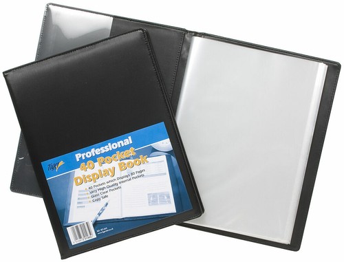 Black deluxe faux leather - a4,