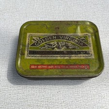 Old tobacco Tin - vintage -