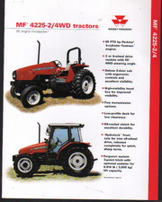 Massey Ferguson MF 4225-2/4WD Tractors Brochure Leaflet