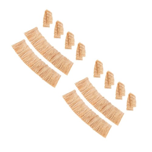 Count small thatch roll roof - small,