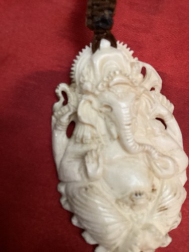 Old carved bovine - carved, ganesh