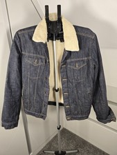 GAP | Men’s Sherpa-Lined Icon Denim Trucker Jacket Indigo | Size M