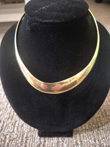 Vintage used brass choker - vintage,